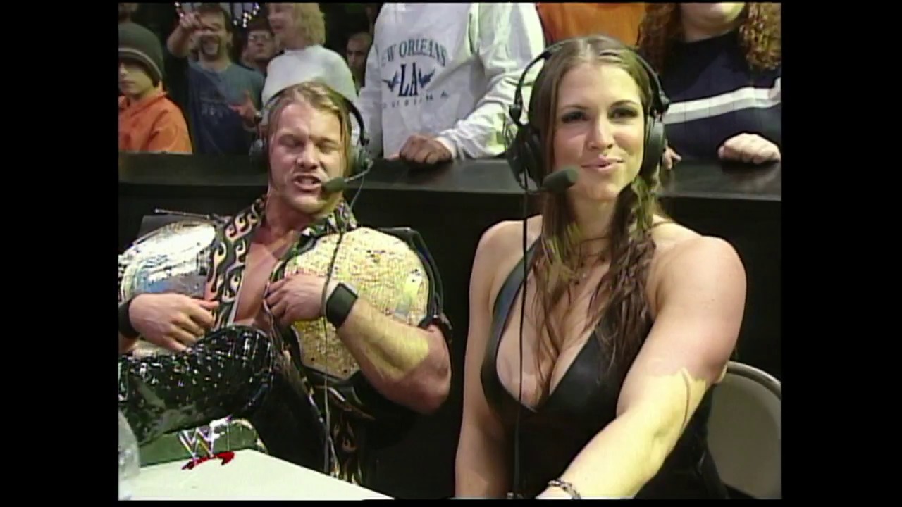 A frame from WWE Raw (February 21, 2002) at 1:16:29.