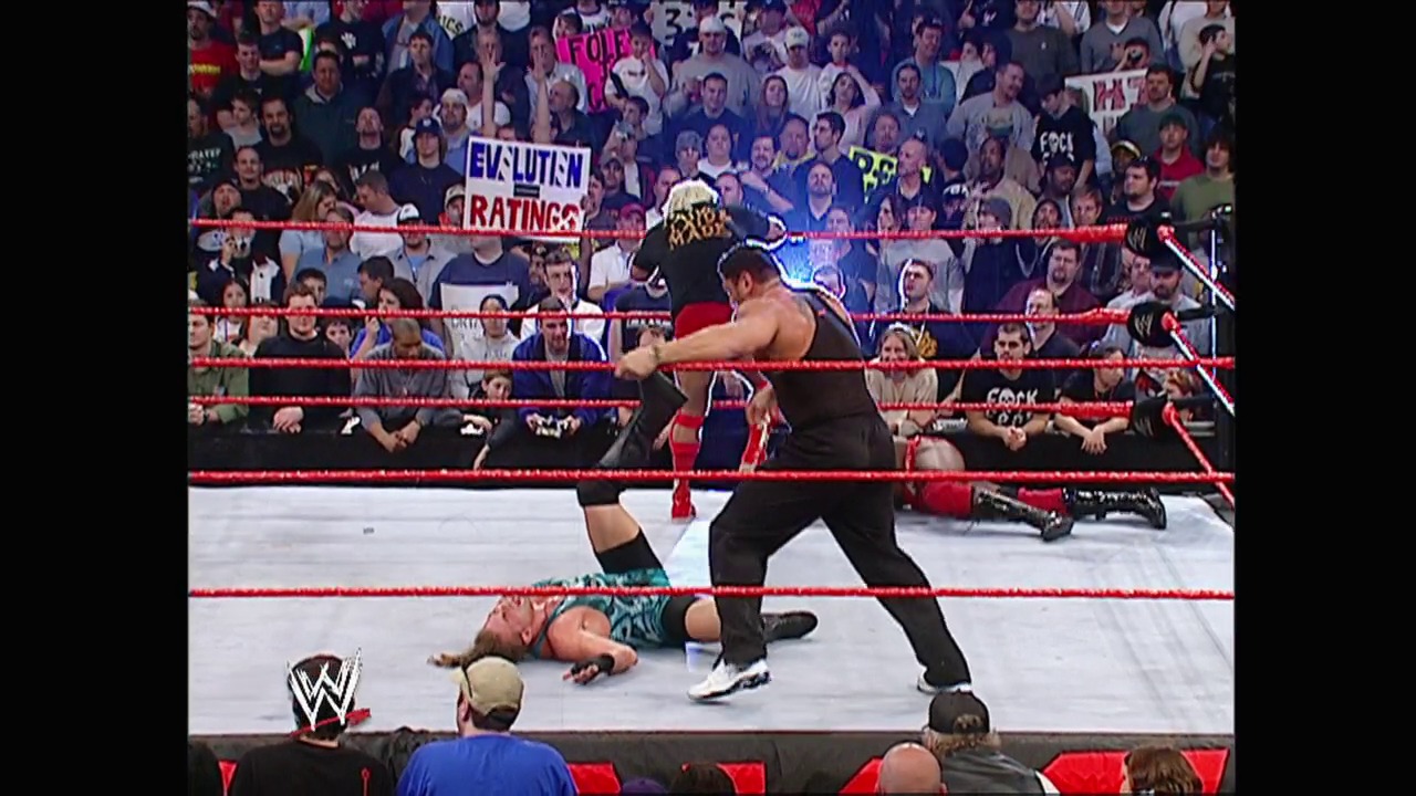 A frame from WWE Raw (February 9, 2004) at 1:29:27.