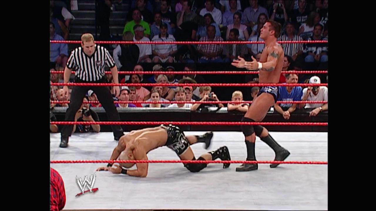 A frame from WWE Raw (June 16, 2003) at 1:08:42.