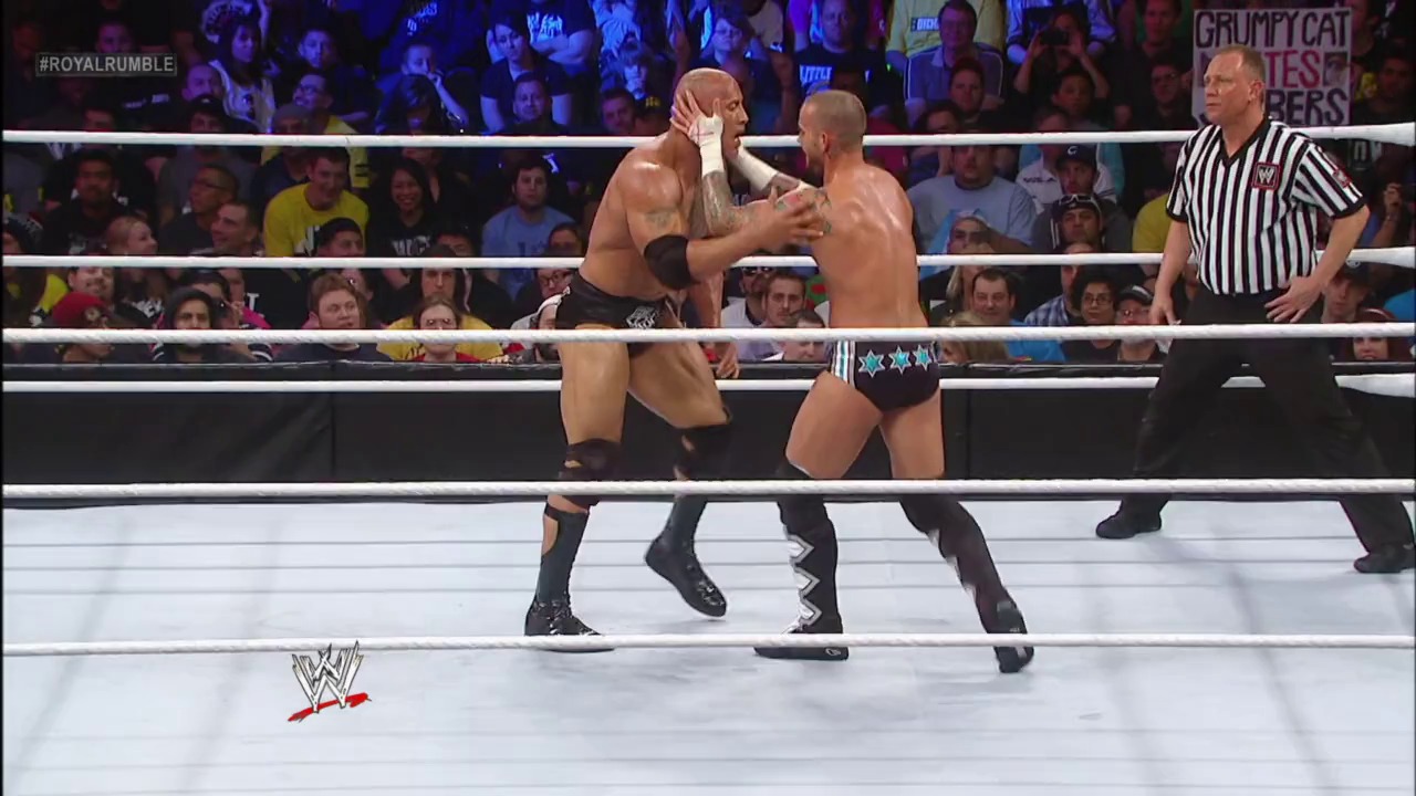 A frame from Royal Rumble (2013) at 2:22:07.