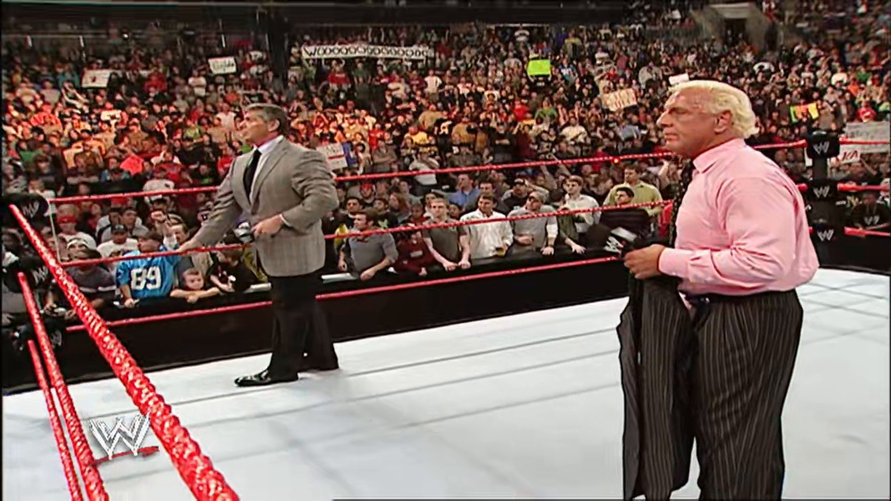 A frame from WWE Raw (November 26, 2007) at 27:30.
